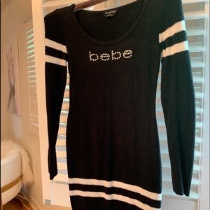 Bebe soft long sleeve dress